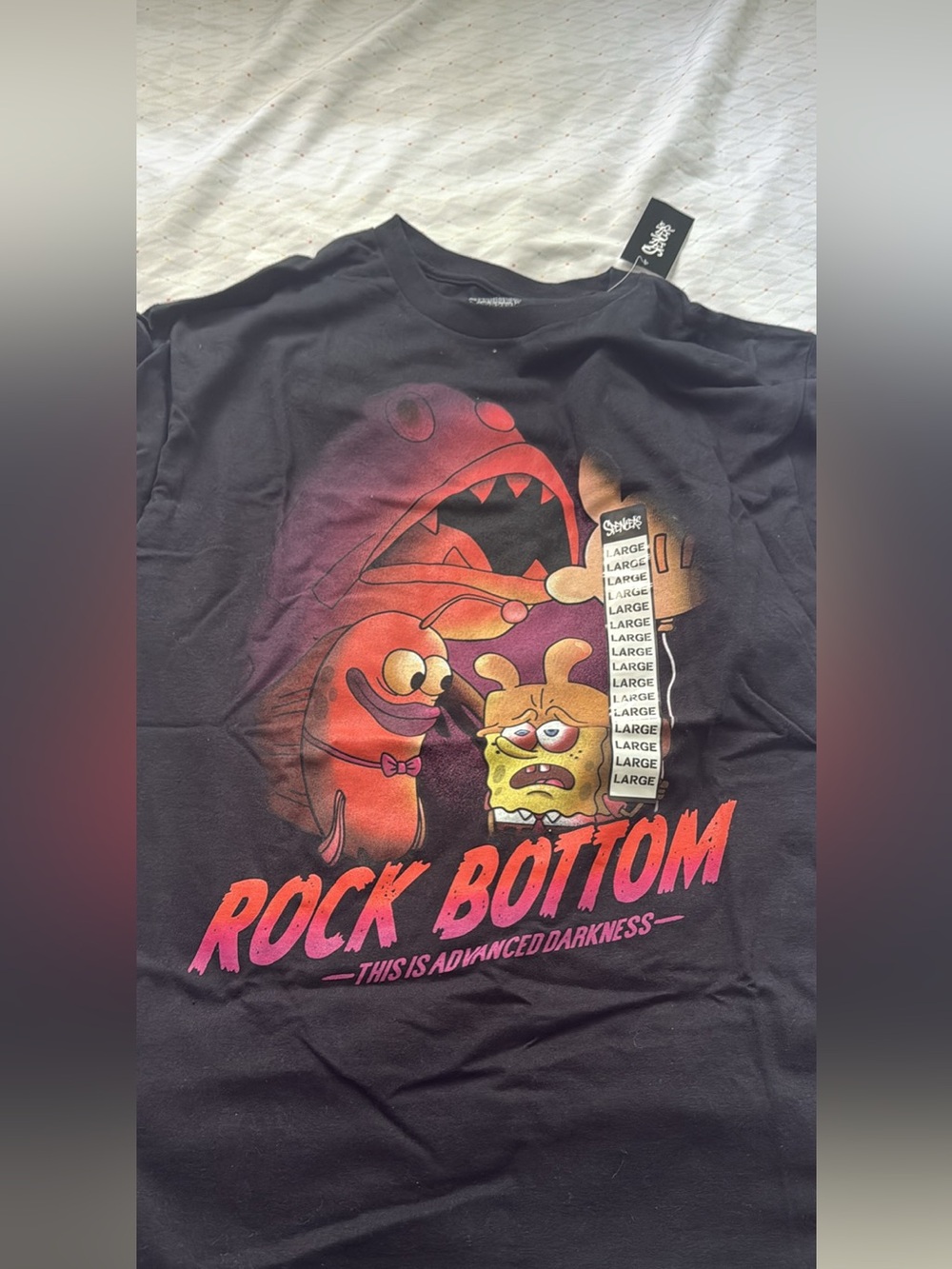 Spencer’s SpongeBob Rock Bottom Graphic T shirt